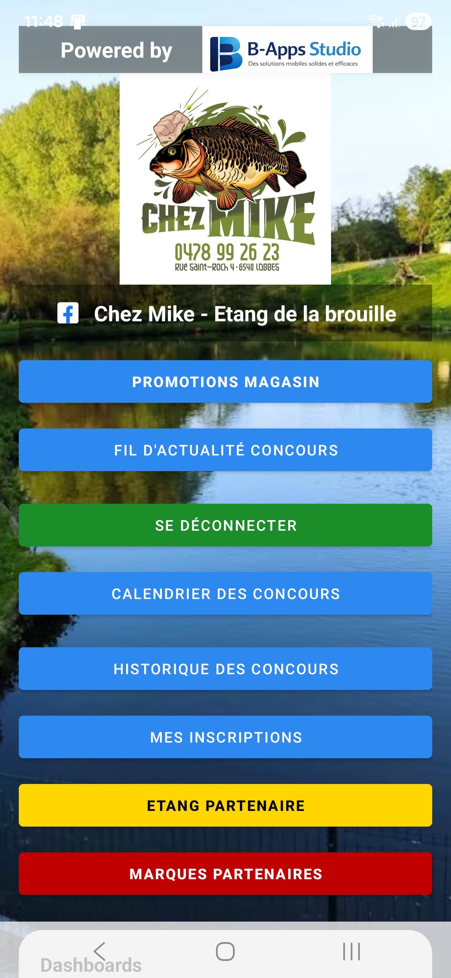 Capture d’écran Chez Mike 1